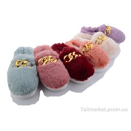Тапки жіночі для будинку Весна/осінь H10 mix (12 пар р.36-41) "Deshman" недорого оптом від прямого постачальника