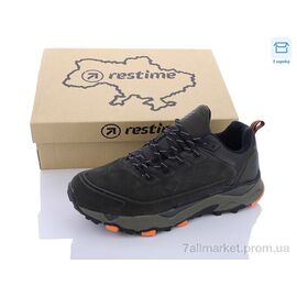 Кросівки чоловічі модні Весна/осінь AMB23995 khaki (8 пар р.40-45) "Restime" недорого оптом від прямого постачальника