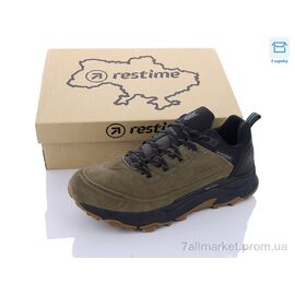 Кросівки чоловічі модні Весна/осінь AMB23995 brown (8 пар р.40-45) "Restime" недорого оптом від прямого постачальника