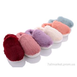 Тапки жіночі для будинку Весна/осінь H100 mix (12 пар р.36-41) "Deshman" недорого оптом від прямого постачальника