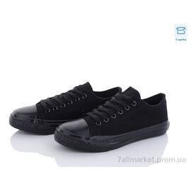 Кеди жіночі стильні Весна/осінь 227 черн (8 пар р.35-39) "КалориЯ" недорого оптом від прямого постачальника