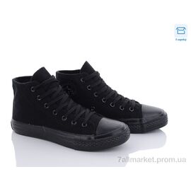 Кеди жіночі стильні Весна/осінь 777 черн (8 пар р.35-39) "КалориЯ" недорого оптом від прямого постачальника