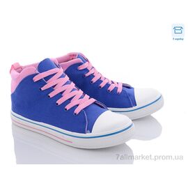 Фотография Кеды детские легкие Весна/осень 6059-2310 синій (8 пар р.32-37) "КалориЯ" недорого оптом от прямого поставщика