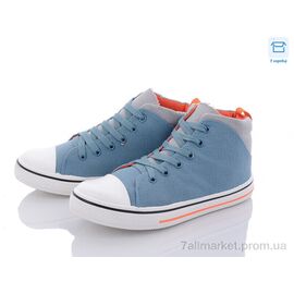 Кеди дитячі легкі Весна/осінь 6059-2310 бірюза (8 пар р.32-37) "КалориЯ" недорого оптом від прямого постачальника