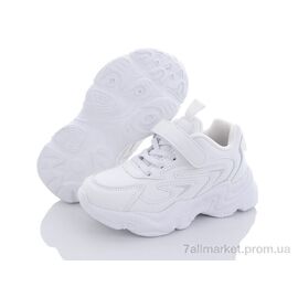 Кросівки дитячі модні Весна/осінь WQ2269-1 white (8 пар р.27-31) "КалориЯ" недорого оптом від прямого постачальника