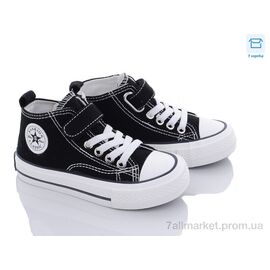 Кеди дитячі легкі Весна/осінь A6000 чорний (8 пар р.25-30) "КалориЯ" недорого оптом від прямого постачальника