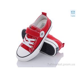 Кеди дитячі легкі Весна/осінь B5000 червоний (8 пар р.31-37) "КалориЯ" недорого оптом від прямого постачальника