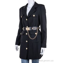 Піджак жіночий Весна/осінь 9386 black (4 шт. р.сітка36-42) "Gelsomino" недорого оптом від прямого постачальника