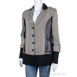 Куртка жіноча Весна/осінь 421261006 black (4 шт. р.сітка36-42) "Gelsomino" недорого оптом від прямого постачальника