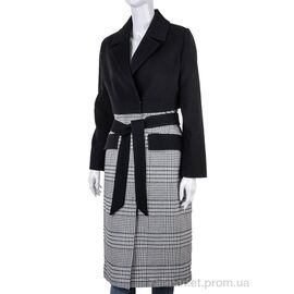 Піджак жіночий Весна/осінь 0232 black-grey (4 шт. р.сітка36-42) "Gelsomino" недорого оптом від прямого постачальника