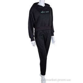 Фотография Спортивный костюм женский Весна/осень 17-34004-0 black (3 шт. р.сетка S-L) "Red Hat" недорого оптом от прямого поставщика