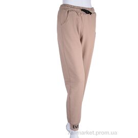 Спортивні штани жіночі Весна/осінь 17-8002-1 beige Батал (2 шт. р.сіткаL-2XL) "Red Hat" недорого оптом від прямого постачальника