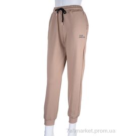 Спортивні штани жіночі Весна/осінь 17-8001-0 beige (4 шт. р.сіткаS-XL) "Red Hat" недорого оптом від прямого постачальника