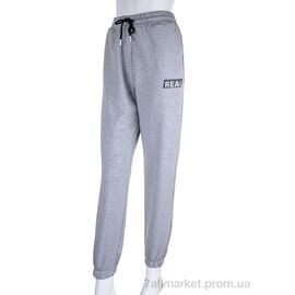 Спортивні штани жіночі Весна/осінь 17-8000-2 grey (4 шт. р.сіткаS-XL) "Red Hat" недорого оптом від прямого постачальника