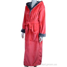 Фотография Халат женский Весна/осень 100011 pink (4 шт. р.сетка S-XL) "Ledi-Sharm" недорого оптом от прямого поставщика