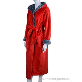 Халат жіночий Весна/осінь 100011 red (4 шт. р.сіткаS-XL) "Ledi-Sharm" недорого оптом від прямого постачальника