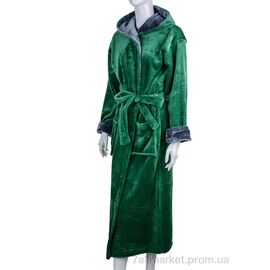 Халат жіночий Весна/осінь 100011 d.green (4 шт. р.сіткаS-XL) "Ledi-Sharm" недорого оптом від прямого постачальника