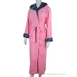 Халат жіночий Весна/осінь 100011 l.pink (4 шт. р.сіткаS-XL) "Ledi-Sharm" недорого оптом від прямого постачальника