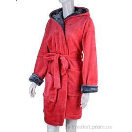 Халат жіночий Весна/осінь 100010 pink (4 шт. р.сіткаS-XL) "Ledi-Sharm" недорого оптом від прямого постачальника