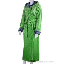 Халат жіночий Весна/осінь 100009 l.green (4 шт. р.сітка2XL-5XL) "Ledi-Sharm" недорого оптом від прямого постачальника
