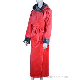 Халат жіночий Весна/осінь 100009 pink (4 шт. р.сітка2XL-5XL) "Ledi-Sharm" недорого оптом від прямого постачальника