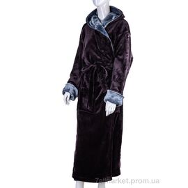 Халат жіночий Весна/осінь 100009 violet (4 шт. р.сітка2XL-5XL) "Ledi-Sharm" недорого оптом від прямого постачальника