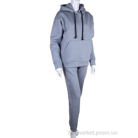 Спортивний костюм жіночий Весна/осінь 3002 grey (3 шт. р.сіткаS-L) "Ledi-Sharm" недорого оптом від прямого постачальника