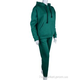 Спортивний костюм жіночий Весна/осінь 3002 green (3 шт. р.сіткаS-L) "Ledi-Sharm" недорого оптом від прямого постачальника