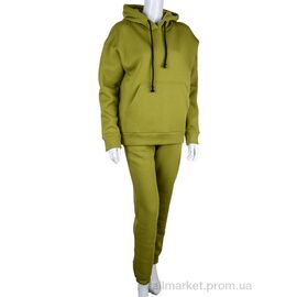 Фотография Спортивный костюм женский Весна/осень 3002 l.green (3 шт. р.сетка S-L) "Ledi-Sharm" недорого оптом от прямого поставщика