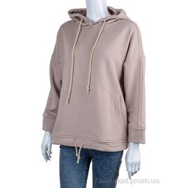 Батник жіночий Весна/осінь 777 бежевий (3 шт. р.сіткаS-XL) "Di.Va" недорого оптом від прямого постачальника