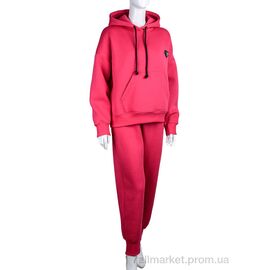 Спортивний костюм жіночий Весна/осінь 3042 pink (3 шт. р.сіткаS_L) "Ledi-Sharm" недорого оптом від прямого постачальника