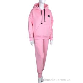 Спортивний костюм жіночий Весна/осінь 3007 pink (4 шт. р.сіткаS-XL) "Ledi-Sharm" недорого оптом від прямого постачальника