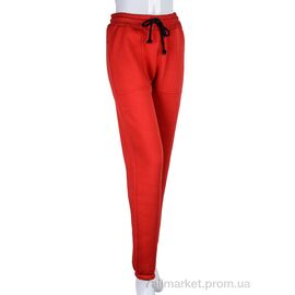 Фотография Спортивные штаны женские Весна/осень 5001 red (3 шт. р.сетка S-L) "Ledi-Sharm" недорого оптом от прямого поставщика