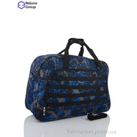 Сумка чоловіча 11003-1 black-blue 41*58*23 см, "Reluna Group" недорого оптом від прямого постачальника