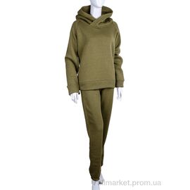 Спортивний костюм жіночий Весна/осінь 4001 khaki (5 шт. р.сіткаS-2XL) "Ledi-Sharm" недорого оптом від прямого постачальника