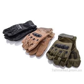 Чоловічі рукавиці Весна/осінь Тактичні рукавички 002 mix (12 шт. р.сіткаOne size) "KUINH" недорого оптом від прямого постачальника