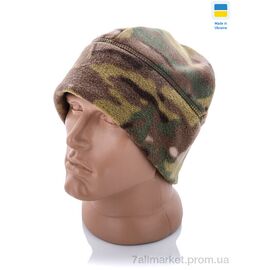 Шапка чоловіча Весна/осінь Шапка фліс камуфляж (5 шт. р.сіткаOne size) "VIOLA" недорого оптом від прямого постачальника