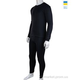 Фотография Термобельё мужское Весна/осень Комплект білизни чол. чорний (3 шт. р.сетка L-2XL) "VIOLA" недорого оптом от прямого поставщика