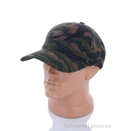 Кепка для чоловіків Весна/осінь Кепка камуфляж трикотаж на резинці хакі (3 шт. р.сітка) "VIOLA" недорого оптом від прямого постачальника