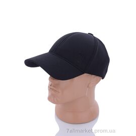 Кепка для чоловіків Весна/осінь Кепка трикотаж з вишивкою тризуб чорний (3 шт. р.сітка57-59) "VIOLA" недорого оптом від прямого постачальника