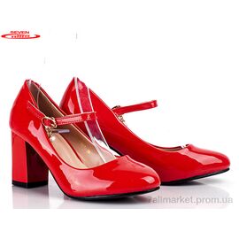 Туфлі жіночі стильні Весна/осінь 777-C567 red (6 пар р.36-40) "Seven" недорого оптом від прямого постачальника
