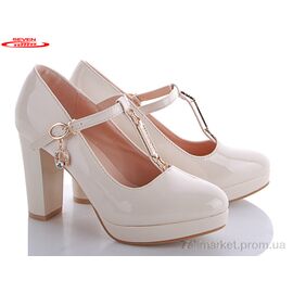 Фотография Туфли женские стильные Весна/осень 777-P9-2 (6 пар р.36-40) "Seven" недорого оптом от прямого поставщика