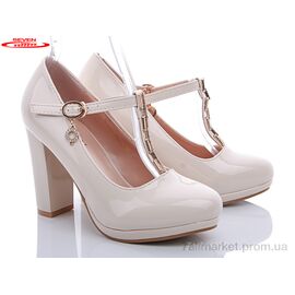 Фотография Туфли женские стильные Весна/осень 777-P80-2 (6 пар р.36-40) "Seven" недорого оптом от прямого поставщика