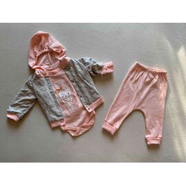 Фотография Комплект детский на девочку 1557 powder-grey р.0.1-0.9 "BURATINO" недорого оптом от прямого поставщика