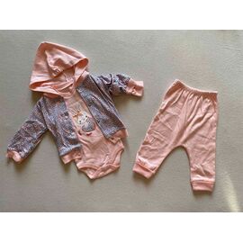 Фотография Комплект детский на девочку 1557 powder-blue р.0.1-0.9 "BURATINO" недорого оптом от прямого поставщика