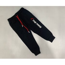 Фотография Штаны детские спортивные на мальчика 4038 black-red р.104-140 "BURATINO" недорого оптом от прямого поставщика