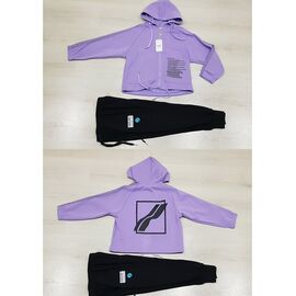 Костюм дитячий спортивний на дівчинку 3332 purple р.130-170 "Gold Kids" недорого оптом від прямого постачальника
