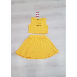 Костюм дитячий на дівчинку 0015 yellow р.8-16 "Gold Kids" недорого оптом від прямого постачальника