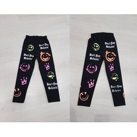 Лосини дитячі на дівчинку 3104 black р.5-8 "Gold Kids" недорого оптом від прямого постачальника