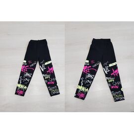 Лосини дитячі на дівчинку 3084 black р.5-8 "Gold Kids" недорого оптом від прямого постачальника